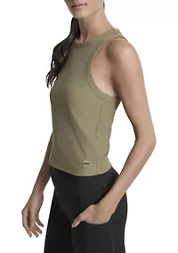 Women's Hudson Rib High Neck Meet and Greet Tank Top
