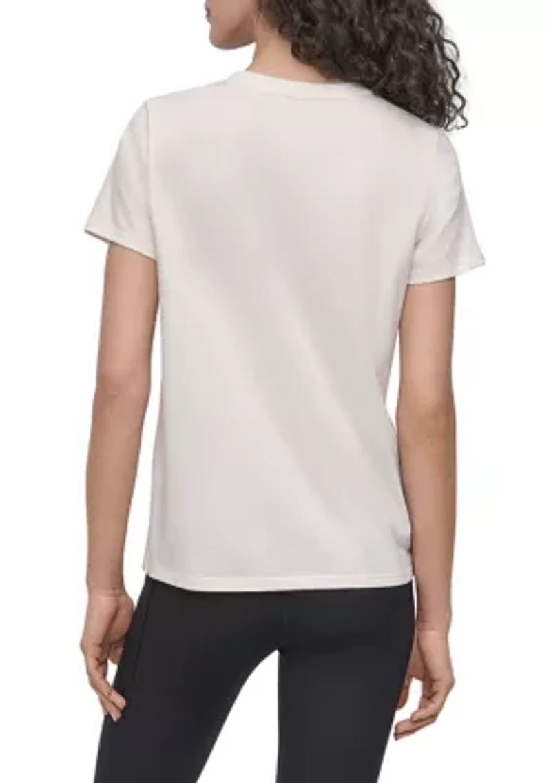 Women's HD Logo Short Sleeve Relaxed Fit Crew Neck T-Shirt