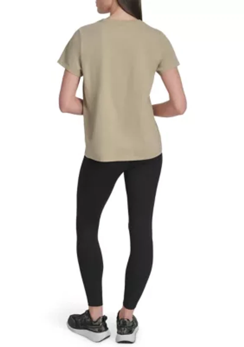 Women's HD Logo Short Sleeve Relaxed Fit Crew Neck T-Shirt