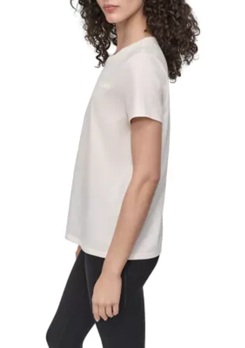 Women's HD Logo Short Sleeve Relaxed Fit Crew Neck T-Shirt