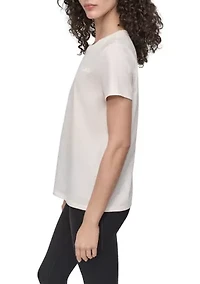 Women's HD Logo Short Sleeve Relaxed Fit Crew Neck T-Shirt