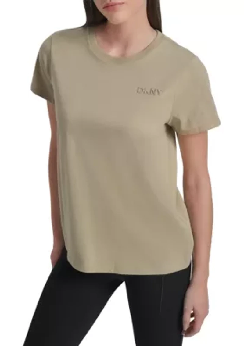 Women's HD Logo Short Sleeve Relaxed Fit Crew Neck T-Shirt