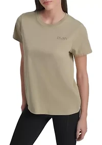 Women's HD Logo Short Sleeve Relaxed Fit Crew Neck T-Shirt