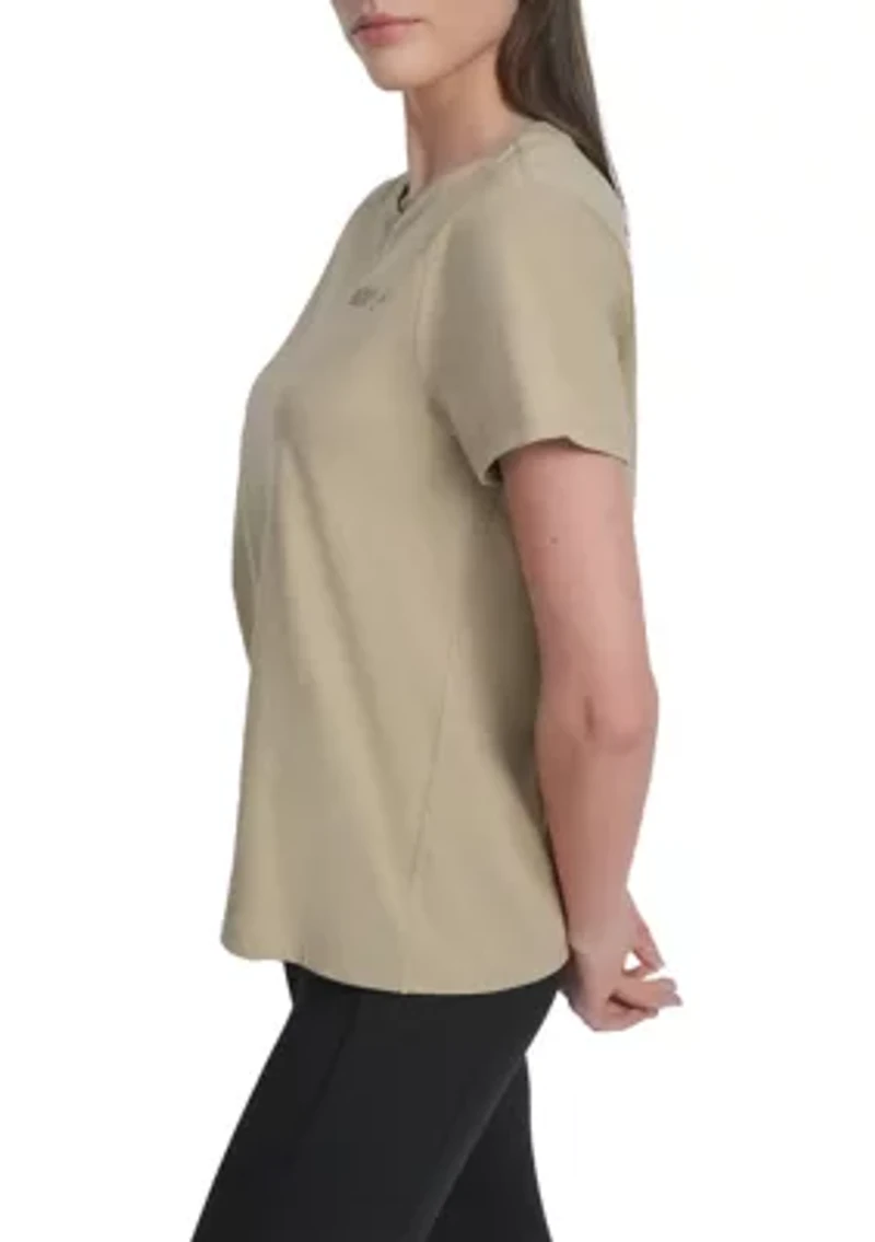 Women's HD Logo Short Sleeve Relaxed Fit Crew Neck T-Shirt