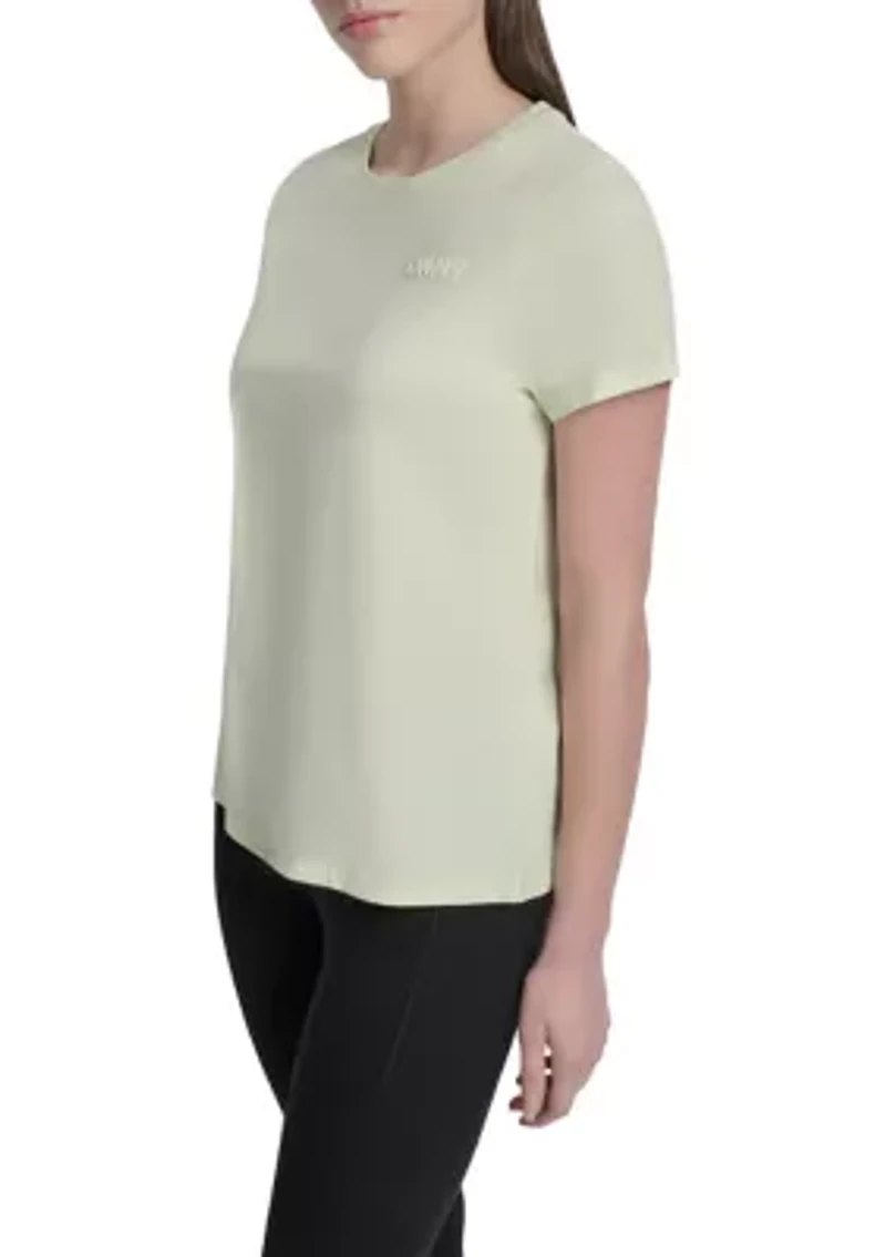 Women's HD Logo Short Sleeve Relaxed Fit Crew Neck T-Shirt