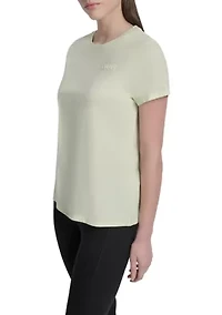 Women's HD Logo Short Sleeve Relaxed Fit Crew Neck T-Shirt