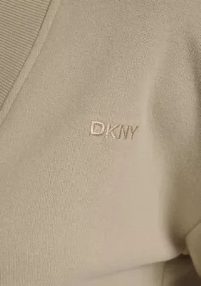 Women's Tonal Embroidered Logo Deep V-Neck Sweatshirt