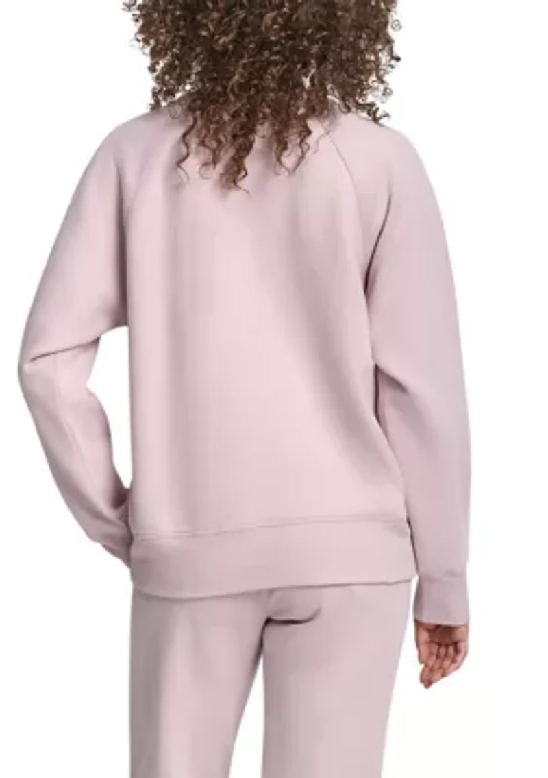 Rhinestone Logo Raglan Pullover