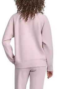 Rhinestone Logo Raglan Pullover