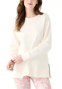 Crew Neck French Terry Pullover