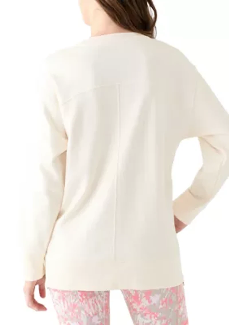 Crew Neck French Terry Pullover