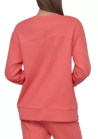 Crew Neck French Terry Pullover