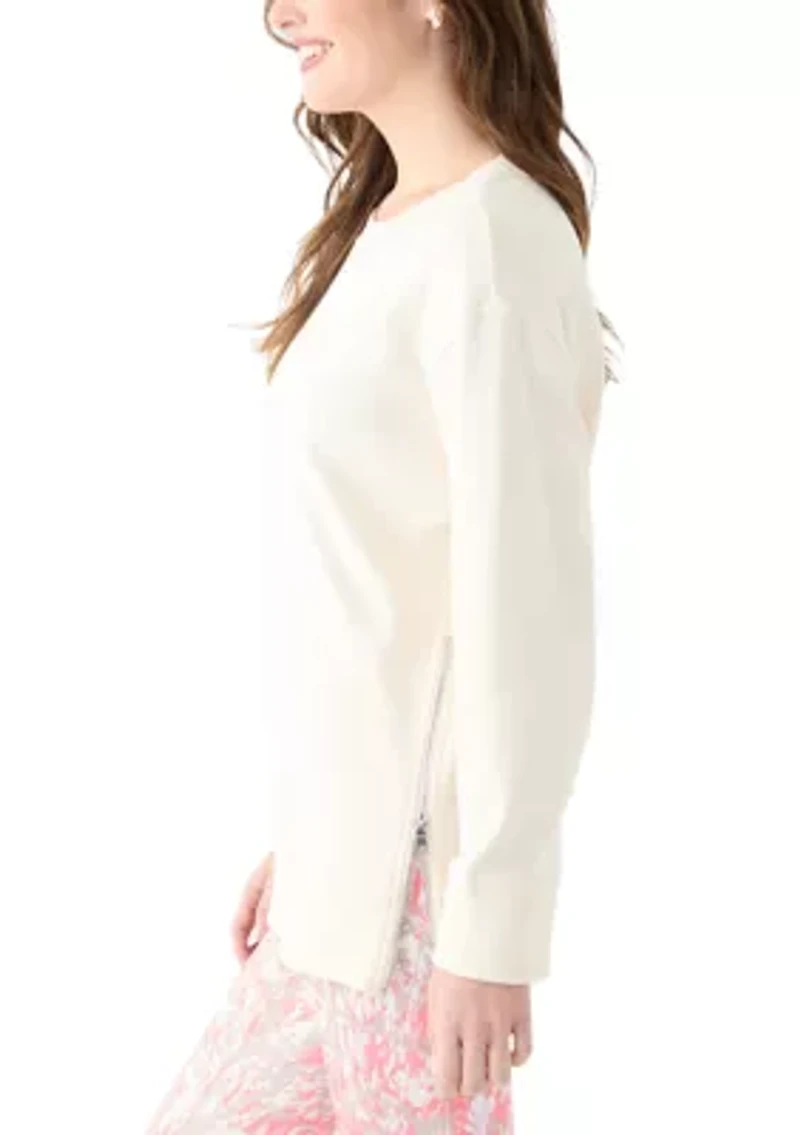 Crew Neck French Terry Pullover