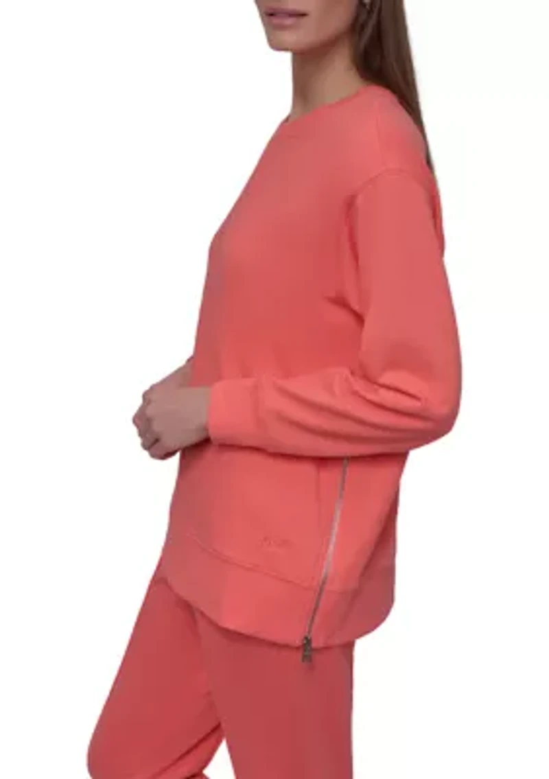 Crew Neck French Terry Pullover