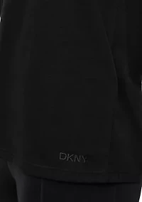 Solid V-Neck T-Shirt with Embroidered Logo