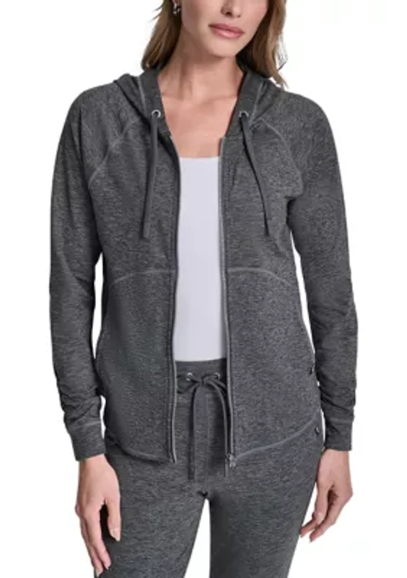 Women's Spacedye Full Zip Hoodie