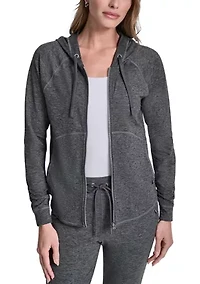 Women's Spacedye Full Zip Hoodie