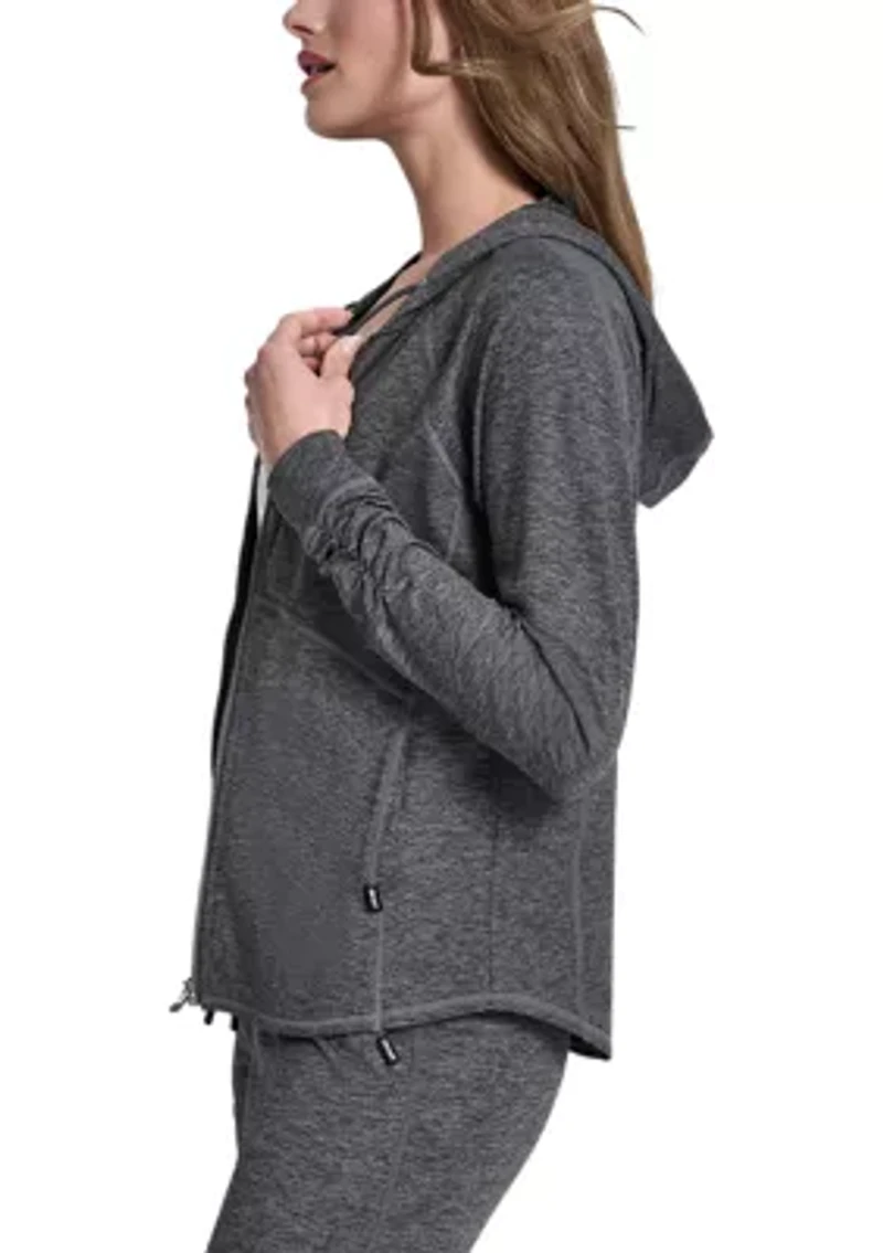 Women's Spacedye Full Zip Hoodie
