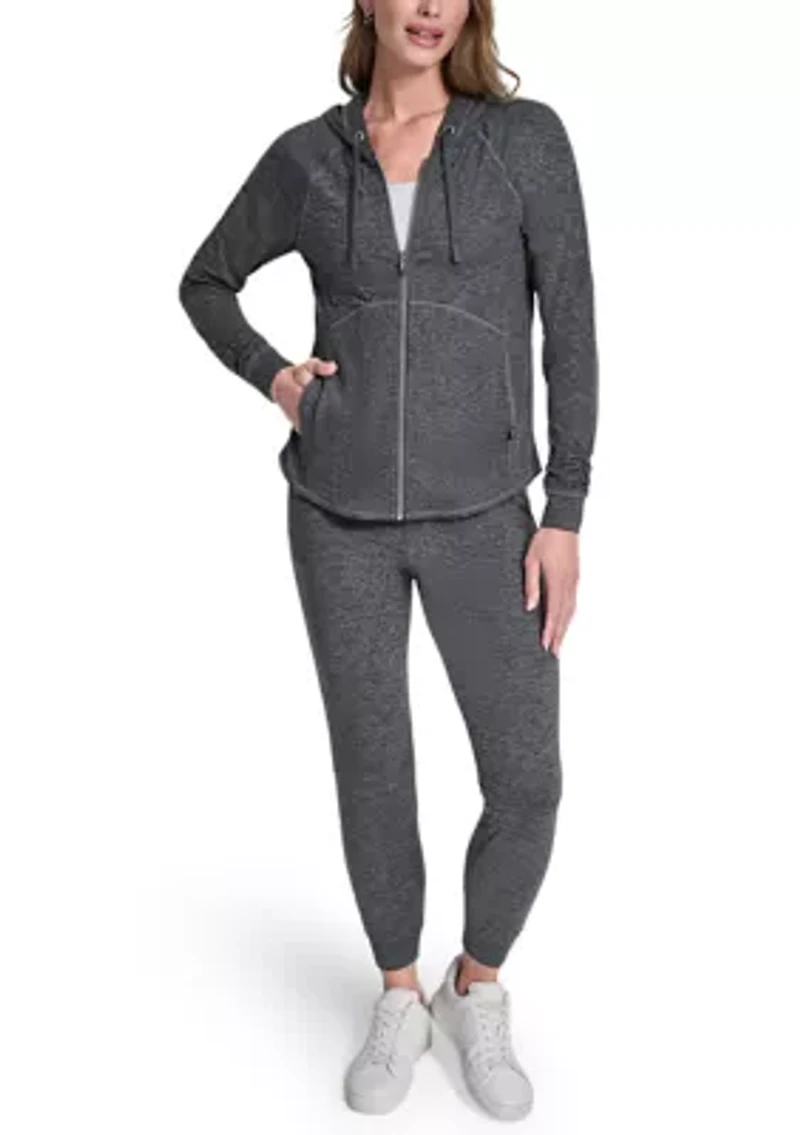 Women's Spacedye Full Zip Hoodie