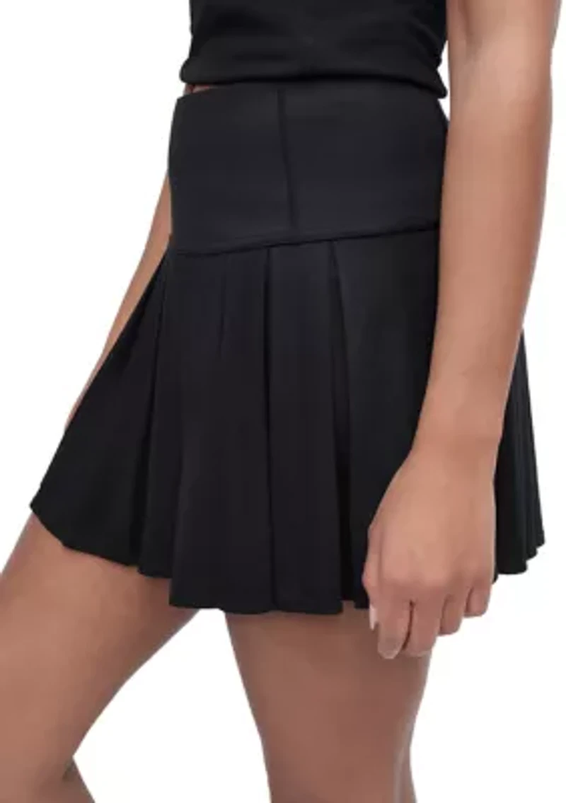 Women's Court Piqué Pleated Tennis Skort