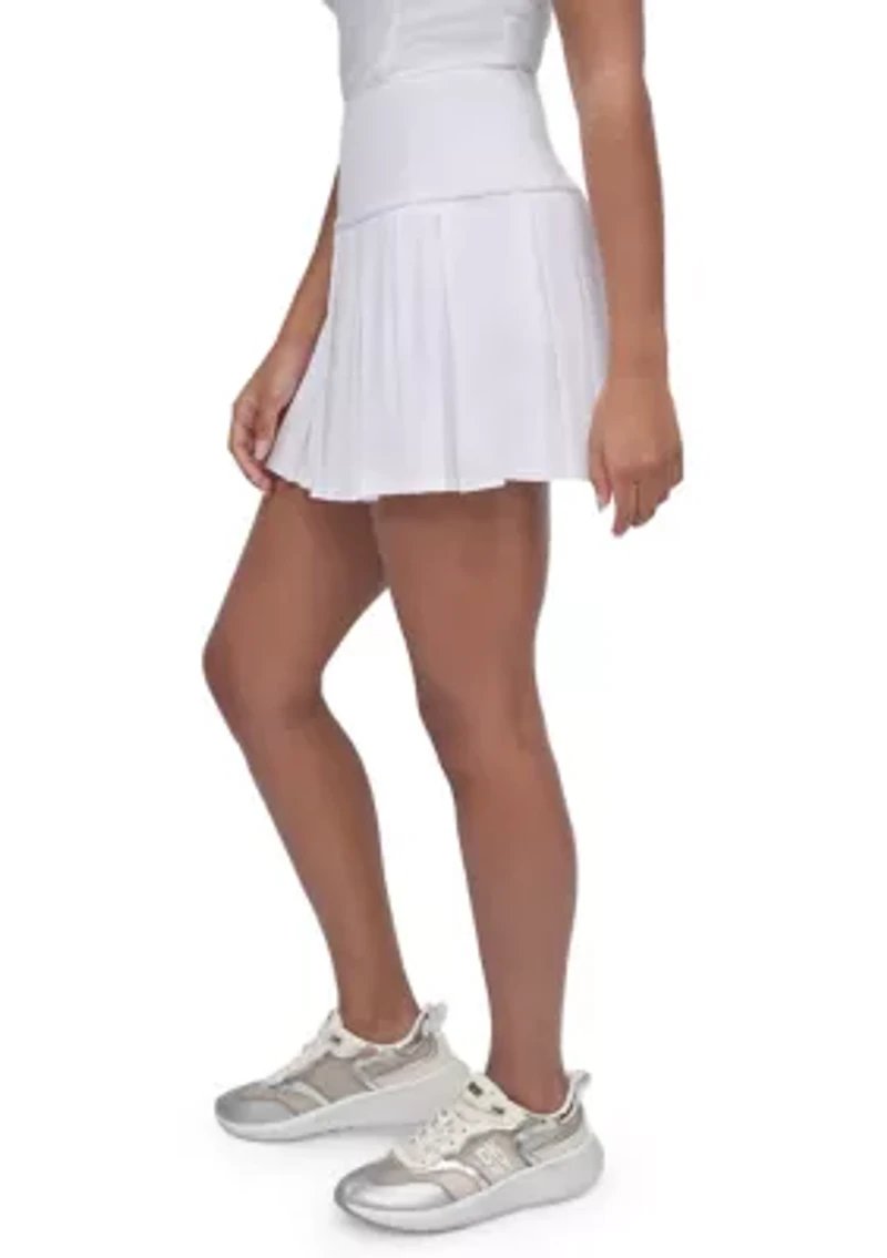 Women's Court Piqué Pleated Tennis Skort