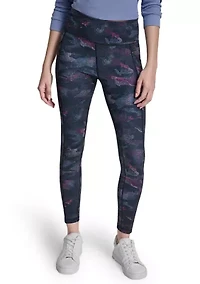 Women's Elevate Interlock High Waist 7/8 Printed Fitness Tights