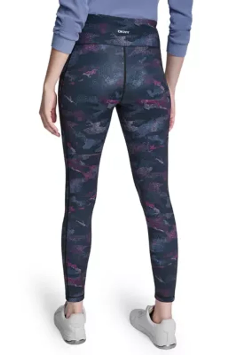 Women's Elevate Interlock High Waist 7/8 Printed Fitness Tights