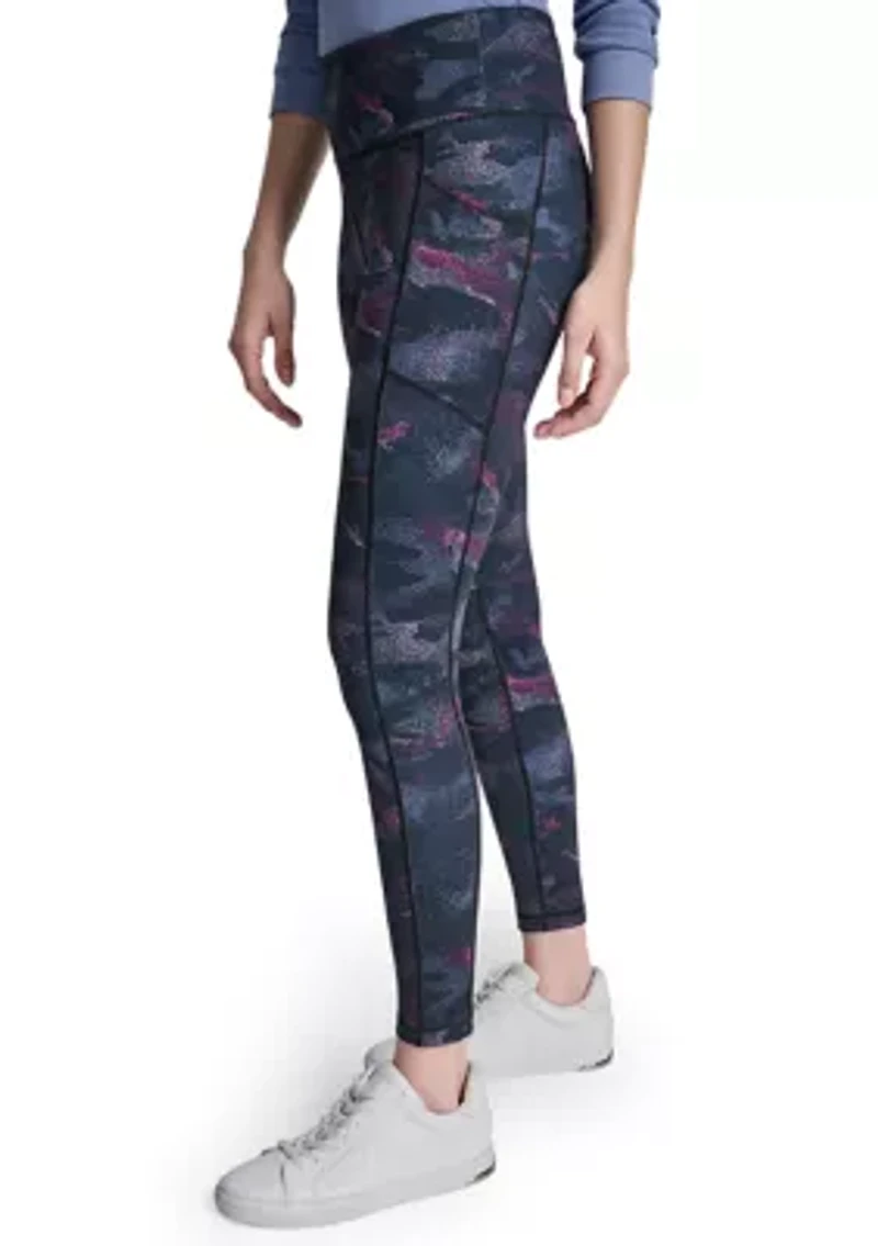 Women's Elevate Interlock High Waist 7/8 Printed Fitness Tights