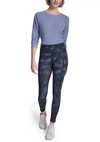 Women's Elevate Interlock High Waist 7/8 Printed Fitness Tights