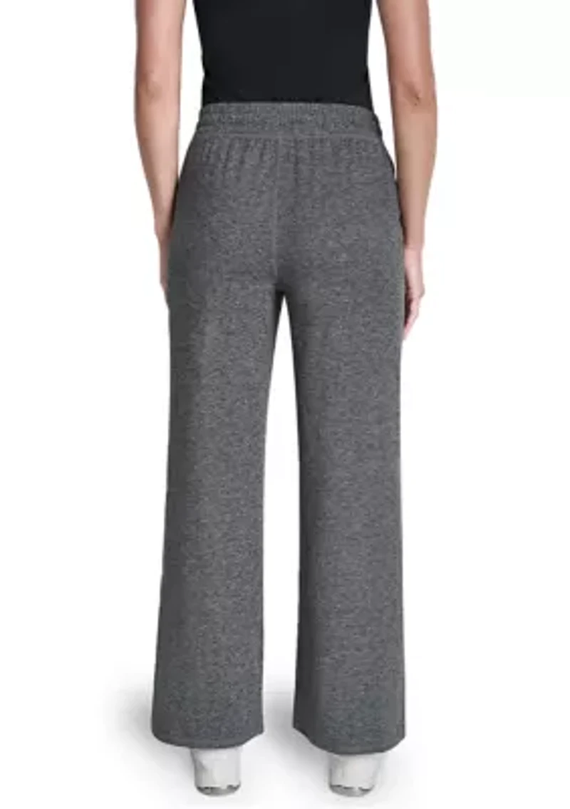 Women's Spacedye Mid-Rise Wide Leg Pants