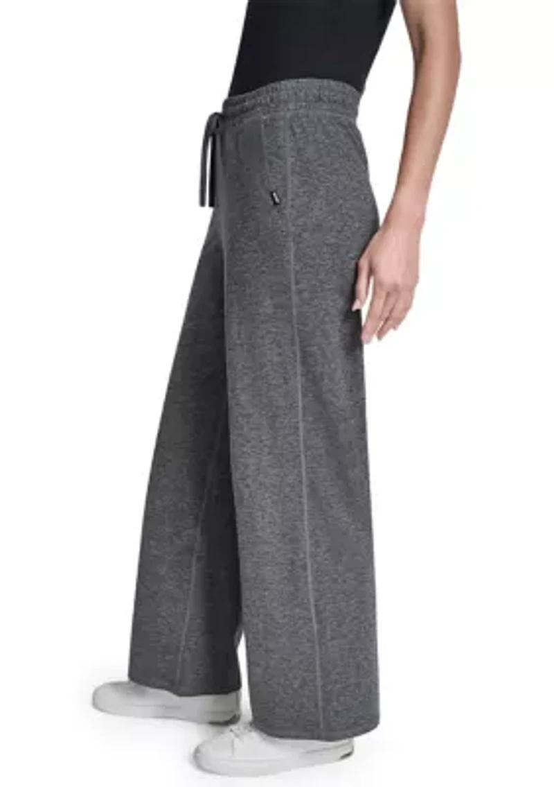Women's Spacedye Mid-Rise Wide Leg Pants