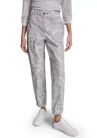 Women's High-Rise Seamed Joggers with Bungee Closure