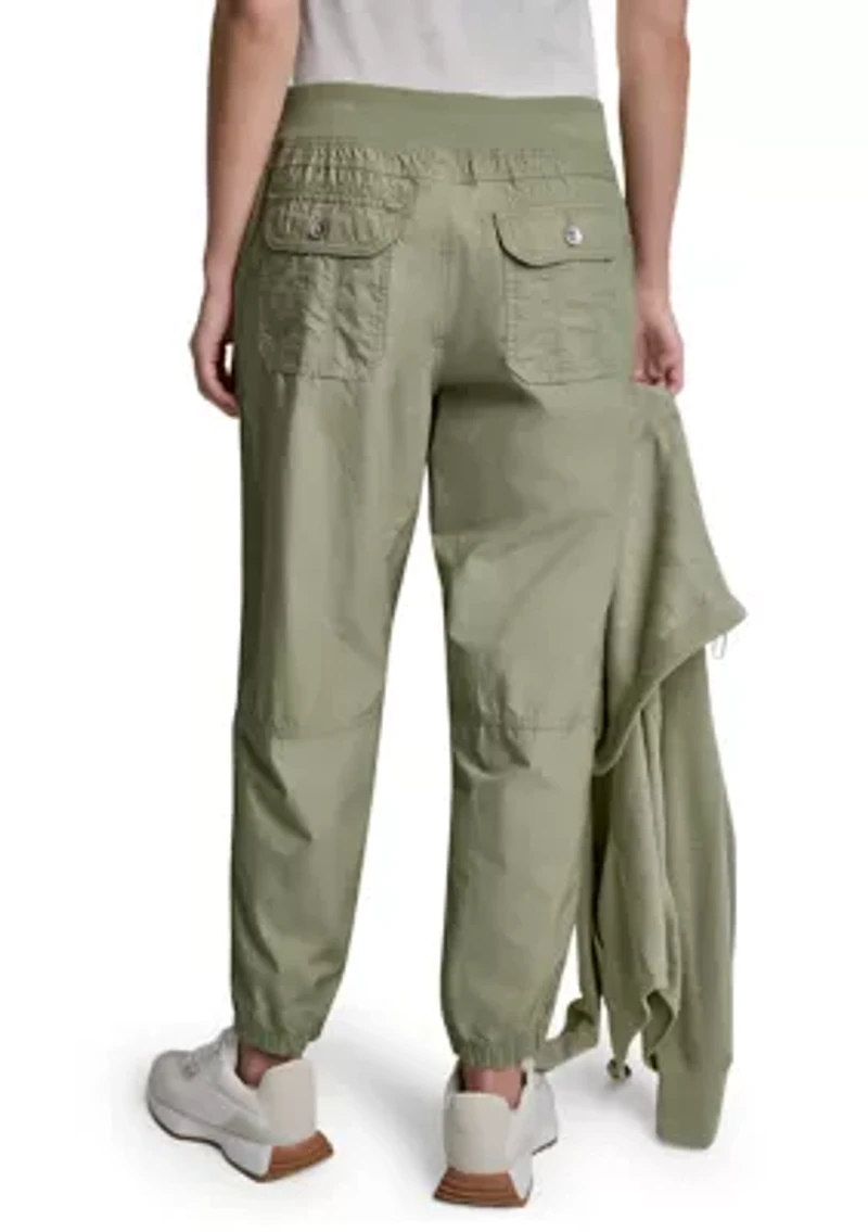 Women's High-Rise Seamed Joggers with Bungee Closure