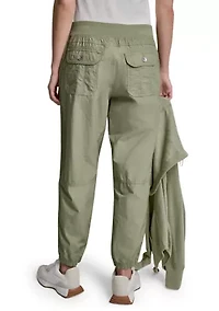 Women's High-Rise Seamed Joggers with Bungee Closure