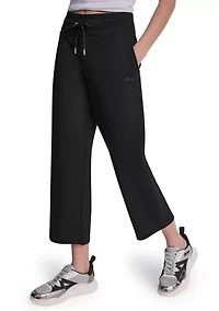 Women's Embroidered Logo Cropped Sweatpants