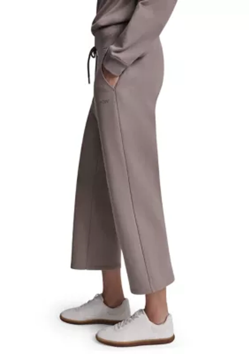 Women's Embroidered Logo Cropped Sweatpants