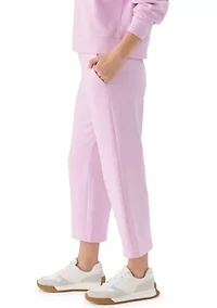 Women's Embroidered Logo Cropped Sweatpants