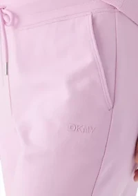 Women's Embroidered Logo Cropped Sweatpants