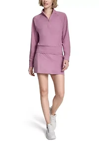 Women's Sapcedye 1/4 Zip Mock Neck Pullover