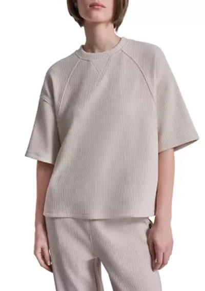 Women's Tech Ottoman Short Sleeve V-Inset Shirt