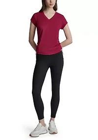 Women's Tech T-Shirt with Ruched Side Seams