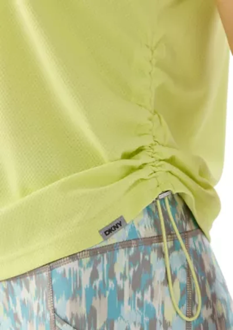 Women's Tech T-Shirt with Ruched Side Seams