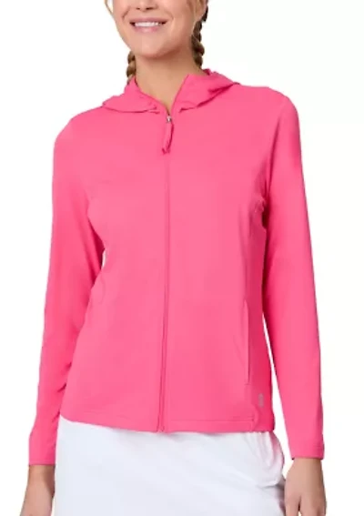 WOmen's SunFree Full Zip UPF Sunshirt