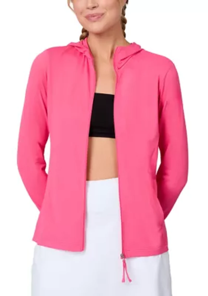 WOmen's SunFree Full Zip UPF Sunshirt
