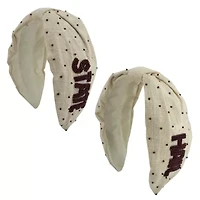 NCAA Beaded Headband Mississippi State