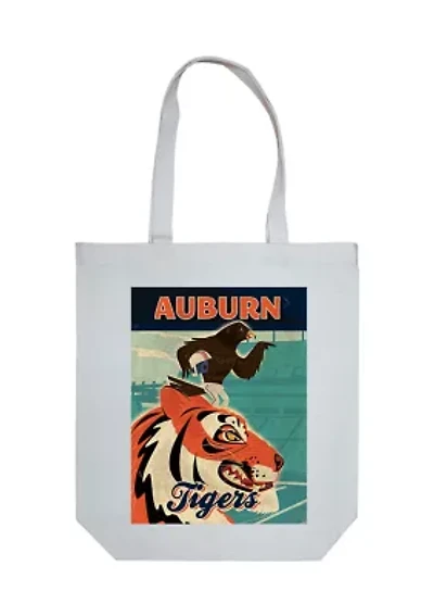 NCAA Auburn University Canvas Tote