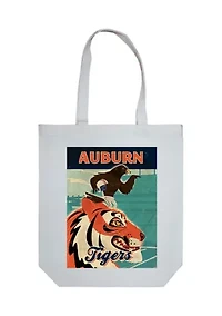 NCAA Auburn University Canvas Tote
