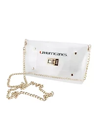 NCAA Miami Hurricanes Envelope Crossbody