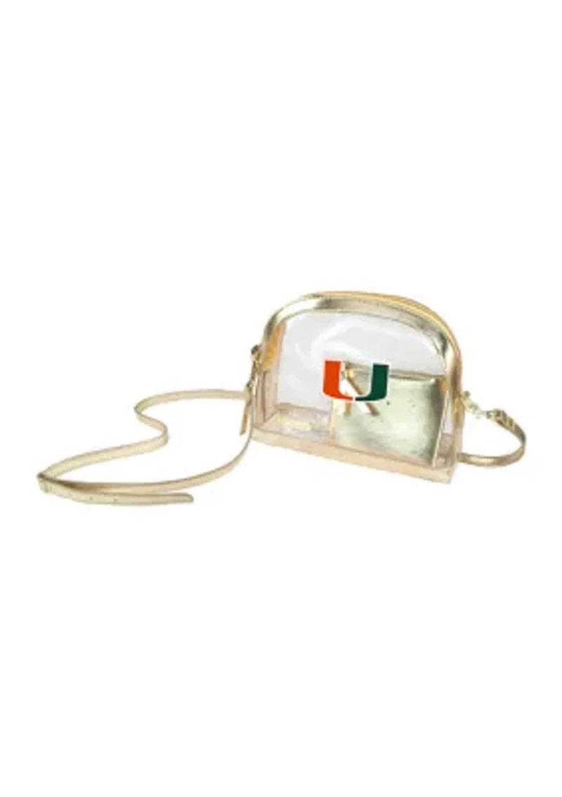 NCAA Miami Hurricanes Half Moon Crossbody