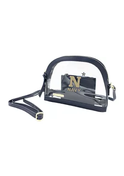 NCAA United States Naval Academy Half Moon Crossbody